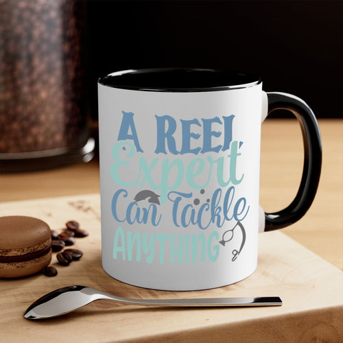 a reel expert can tackle anything 227#- fishing-Mug / Coffee Cup