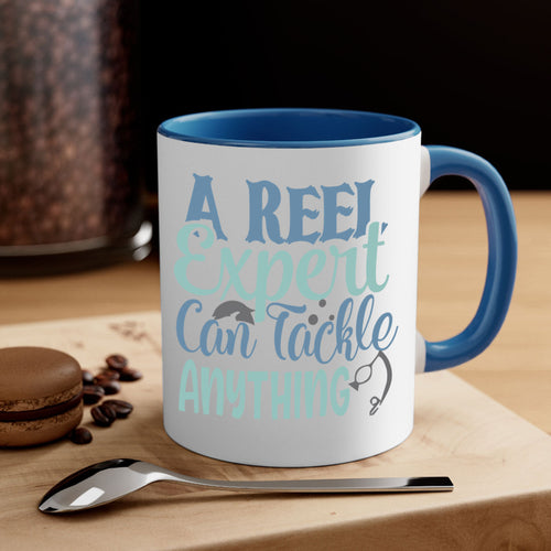 a reel expert can tackle anything 227#- fishing-Mug / Coffee Cup