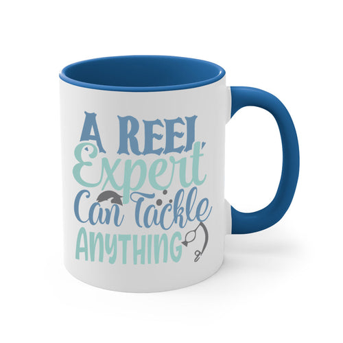 a reel expert can tackle anything 227#- fishing-Mug / Coffee Cup