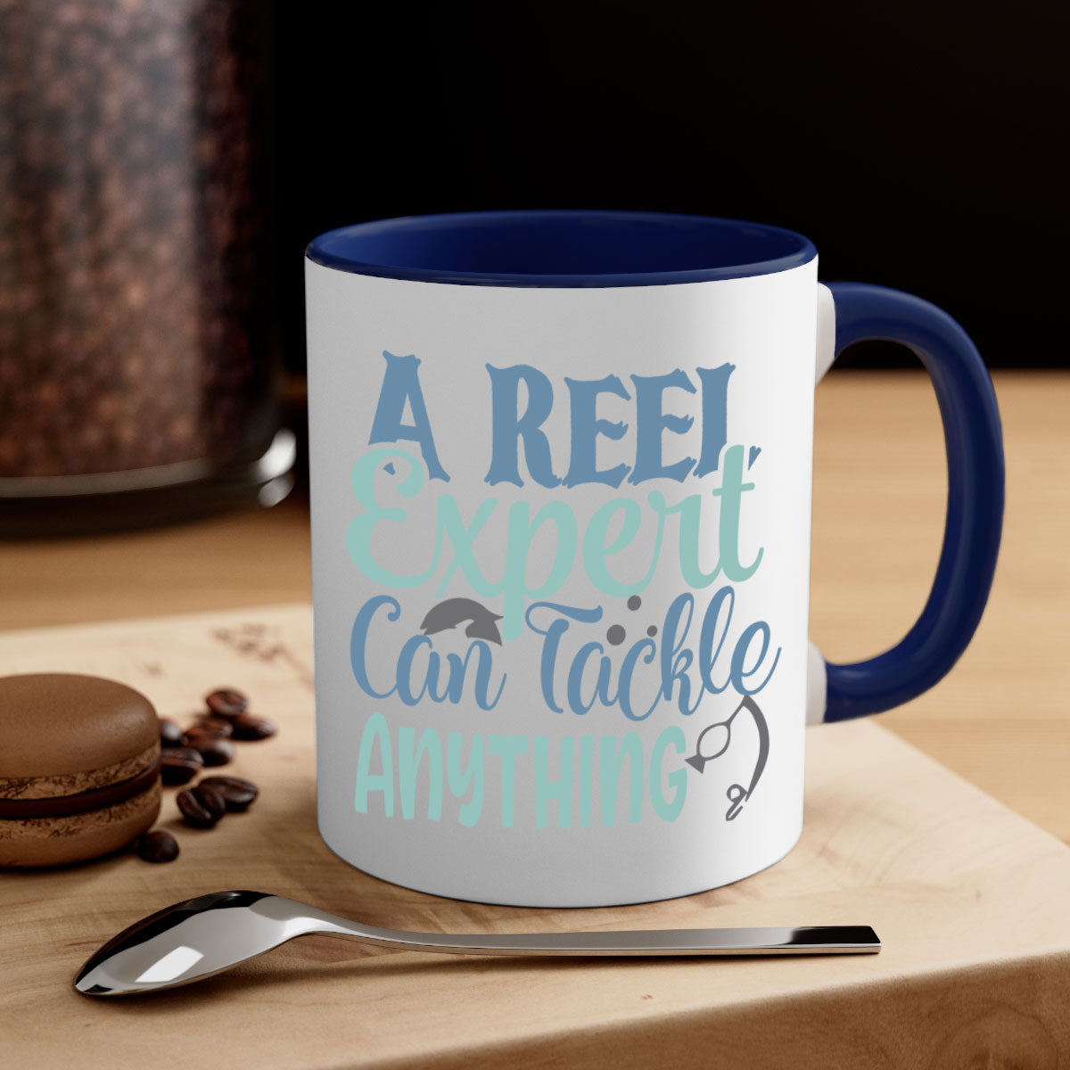 a reel expert can tackle anything 227#- fishing-Mug / Coffee Cup