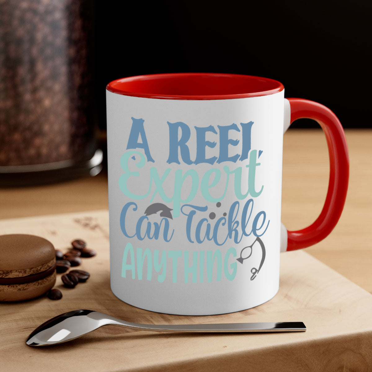 a reel expert can tackle anything 227#- fishing-Mug / Coffee Cup