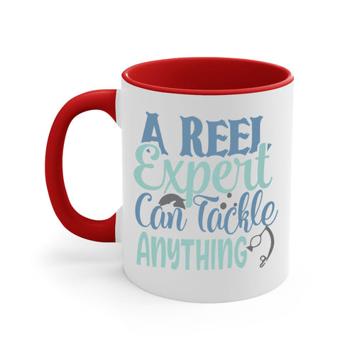 a reel expert can tackle anything 227#- fishing-Mug / Coffee Cup