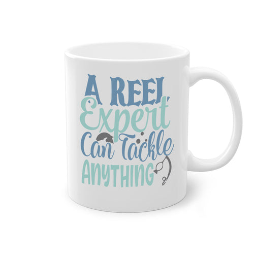 a reel expert can tackle anything 227#- fishing-Mug / Coffee Cup