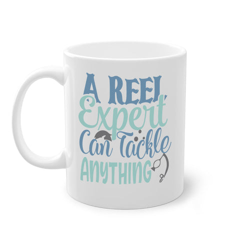 a reel expert can tackle anything 227#- fishing-Mug / Coffee Cup